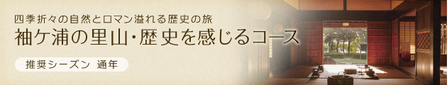 四季折々の自然とロマン溢れる歴史の旅｜袖ケ浦の里山・歴史を感じるコース（推奨シーズン：通年）